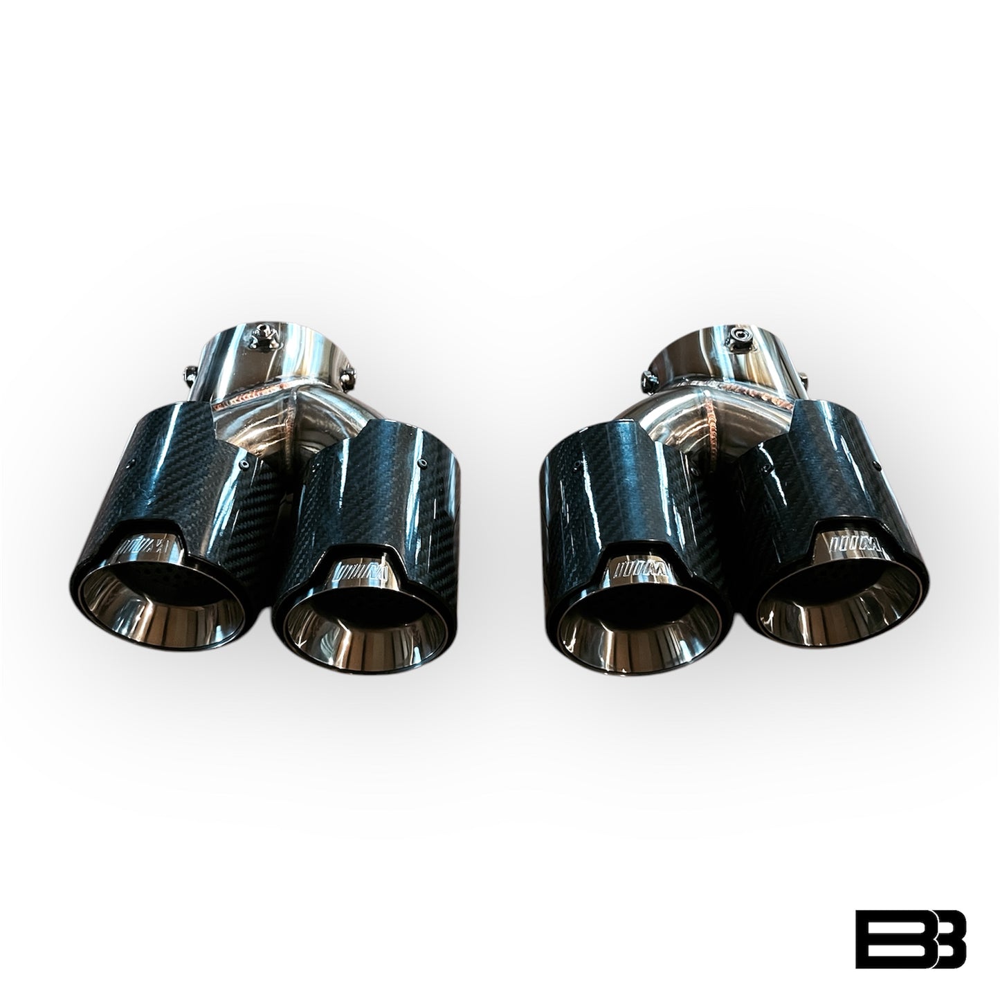 Carbon Fiber Quad Exhaust Tips