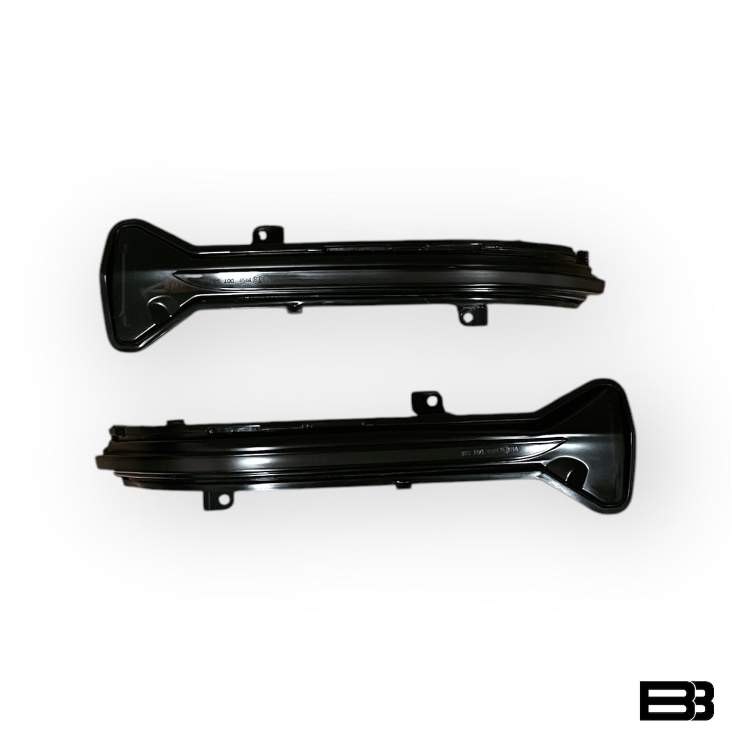 Smoked Sequential Dynamic Turn-Signal Mirror Lights