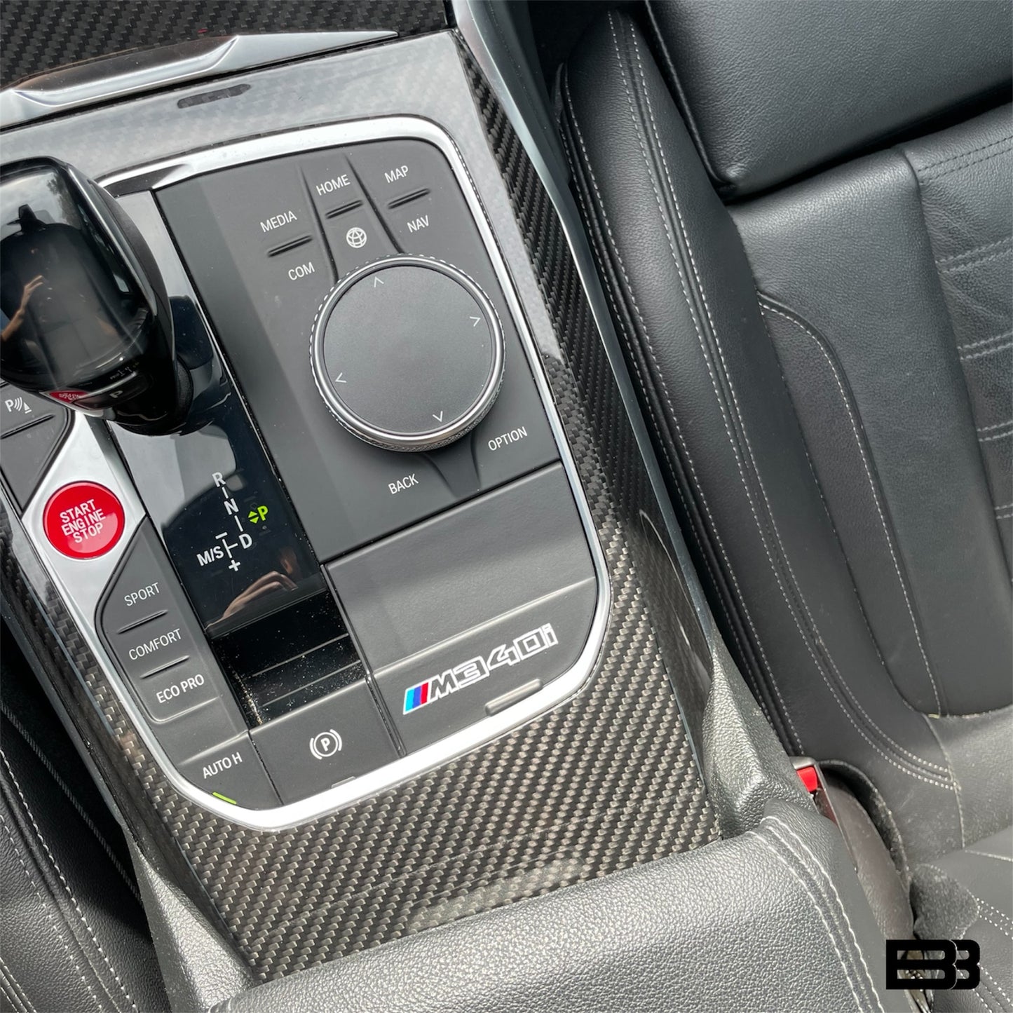 “M340i” Interior Badge Storage Bank