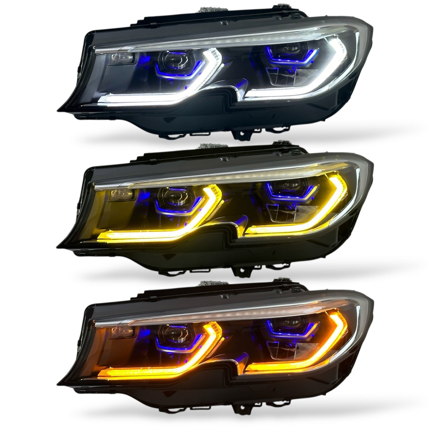 BMW G20 330i M340i V3 Tri-Color Laser Headlights